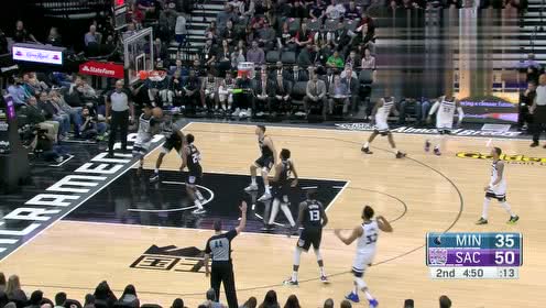 【NBA集锦】还不也是信手拈来!唐斯撤步三分稳稳命中