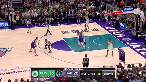 【NBA集錦】徹底點燃主場氛圍 米切爾快速插上接球滑翔重扣