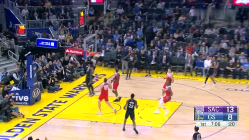 【NBA集锦】达米安李导弹直塞精准传球 克里斯腾空飞天雷霆万钧