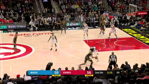 【NBA集錦】攻擊范圍覆蓋全場 特雷楊logo shot 一擊即中
