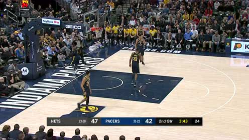 【NBA集錦】節(jié)奏變化行云流水 普林斯反擊快攻歐洲步上籃得手