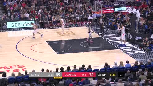 【NBA集锦】关键!德罗赞轰炸内线再中两分