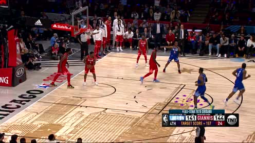 【NBA集錦】老詹風(fēng)馳電掣直殺籃下送妙傳 保羅底角一箭穿心窮追比分