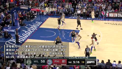 【NBA集锦】2月7日费城vs雄鹿 字母歌欲复仇恩比德