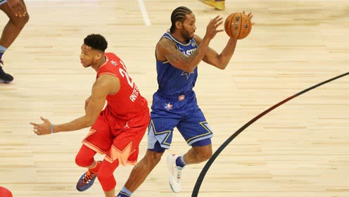 【NBA集錦】萊昂納德vs字母哥隊(duì)集錦 30+7榮獲全明星正賽MVP