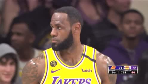【NBA集錦】這什么神仙傳球？詹姆斯空中精準(zhǔn)長(zhǎng)傳波普扣籃完美終結(jié)