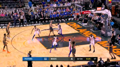 【NBA集锦】富尔茨扬臂三分试手感 突破内线转身上篮再秀实力