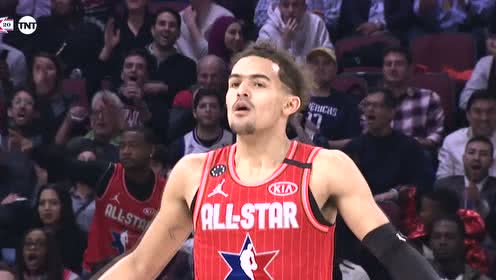 【NBA集錦】報(bào)新秀賽的一箭之仇 特雷楊中場(chǎng)開(kāi)弓命中壓哨三分
