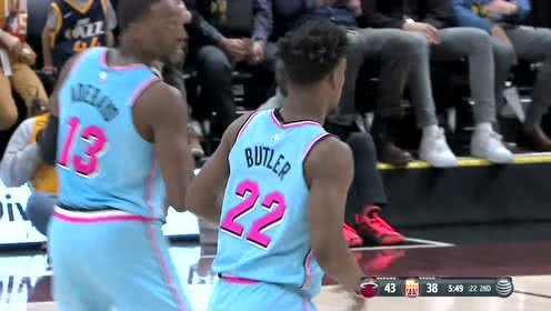 【NBA集锦】熟练操作行云流水 巴特勒后仰投出致命冷箭