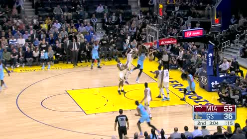 【NBA集錦】維金斯勇闖敵營突破上籃 阿德巴約反擊吃餅飛天炸筐