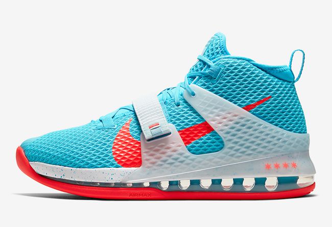 nike,air force max 2,blue fury  融入芝加哥市旗元素!