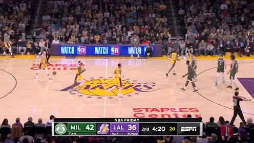 【NBA集锦】攻防转换教科书 米德尔顿带球突进急停出手命中靶心