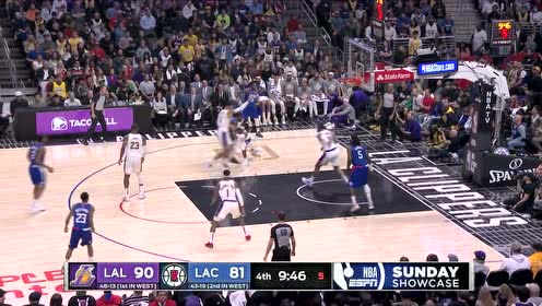 【NBA集锦】这就是恐怖的全力詹吗 詹姆斯铁索防守小卡对手毫无机会只能分球