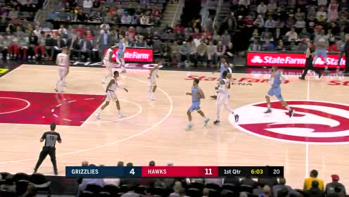 【NBA集锦】火力全开力挽狂澜 莫兰特连续突破内线撕裂防守