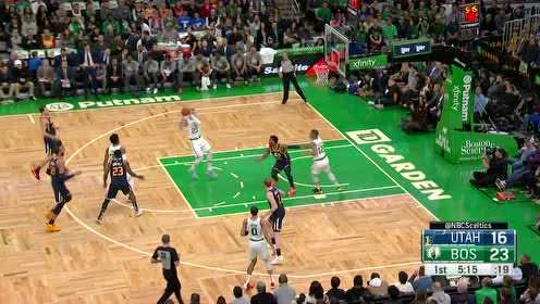 【NBA集锦】斯玛特反击快攻送妙传 泰斯轻松吃饼双手暴扣
