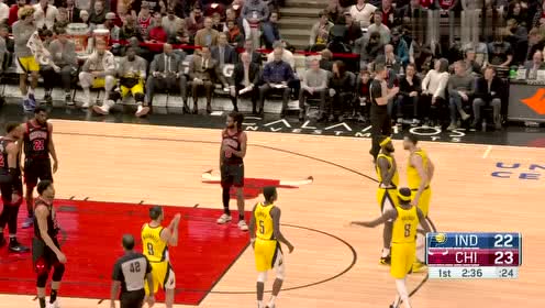 【NBA集錦】空中拉桿晃過防守 薩姆納突破內(nèi)線上籃建功