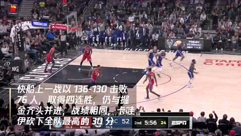 【NBA集锦】快船vs雷霆 加里纳利有望复出迎战快船
