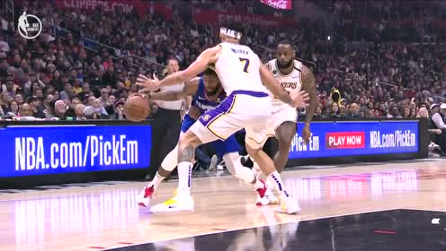 【NBA集锦】非常聪明的打法 乔治突破急停点飞麦基回敬2+1一粒