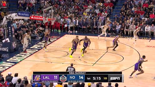 【NBA集錦】麥基籃下大帽只手遮天 老詹推進(jìn)反擊上籃回頭望月