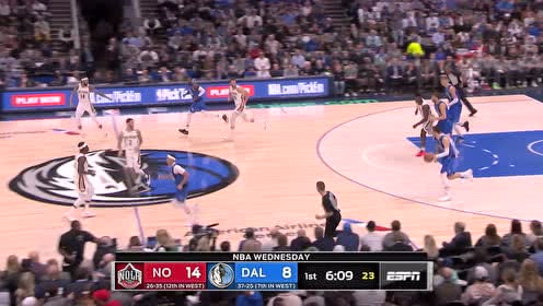 【NBA集錦】防到臉上也能進 東契奇后撤步三分一箭穿心