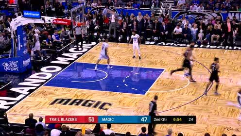 【NBA集錦】防守形同虛設(shè) 白邊雙手暴扣輕松寫意