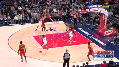 【NBA集锦】扎实的脚步功夫 亨特急停抛投轻取两分