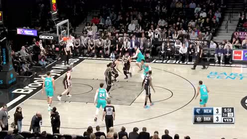 【NBA集錦】年輕人就是有沖勁 莫蘭特持球殺入拋投命中