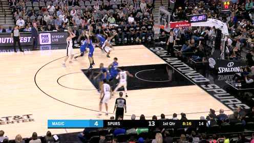 【NBA集锦】团队传统 马刺经典高低位配合轻松取分