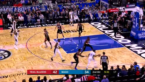 【NBA集錦】奧古斯汀神仙背傳 班巴手起刀落三分穿心