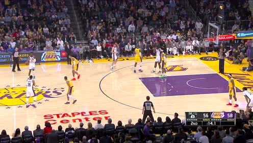【NBA集錦】詹姆斯鐵鎖橫江 倒地分球庫茲馬飛起炸筐