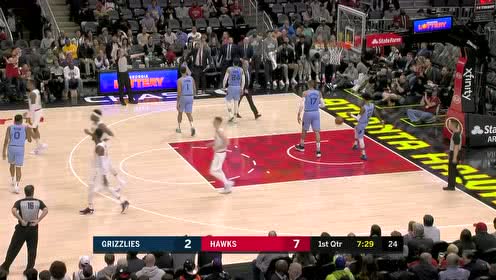 【NBA集锦】突施冷箭杀入内线 亨特空切撕裂防线双臂扣篮
