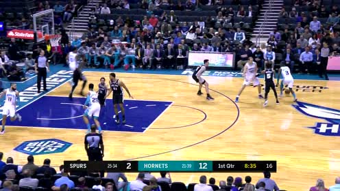【NBA集锦】这就叫水银泻地 罗齐尔妙传泽勒顺下接球双手滑翔暴扣