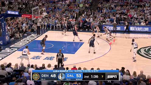 【NBA集錦】一言不合就劈個(gè)山 考利斯坦接妙傳直接起飛隔扣巴頓
