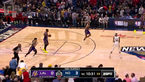 【NBA集錦】詹姆斯后撤步霍勒迪極限出手 開場三分對飚勢不可擋