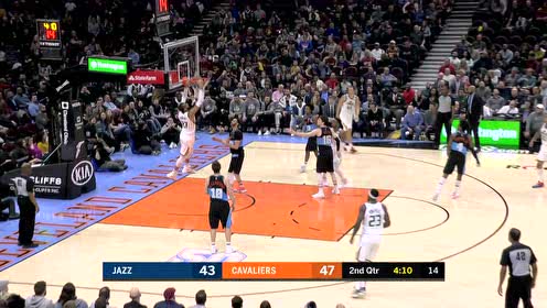 【NBA集錦】米切爾一發(fā)擊地塞過人縫  籃下戈貝爾扣籃怒吃一餅