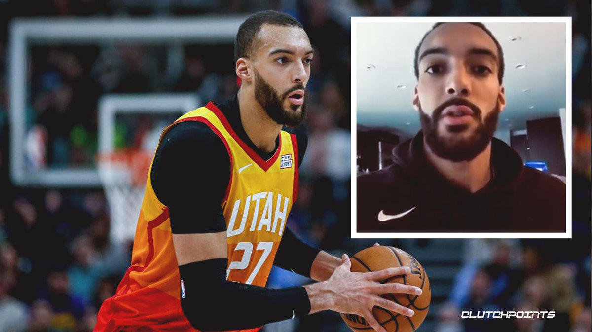 爵士乐的鲁迪·戈伯特提供了他的最新情况,给了冠状病毒psa - 球迷屋