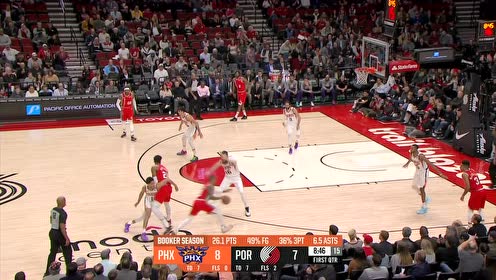 【NBA集锦】利拉德里突外传 甜瓜安东尼三分一箭穿心