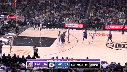 【NBA集锦】你打我上篮那我就还个扣篮 莱昂纳德转身过掉詹姆斯单臂完成单臂劈扣