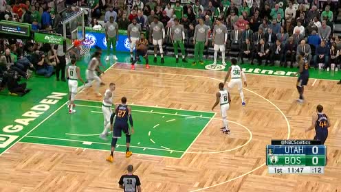 【NBA集锦】开场就发威 米切尔手起刀落三分命中