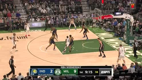 【NBA集錦】小前鋒的究極形態(tài) 字母哥底角三分一箭穿心