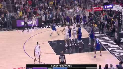 【NBA集锦】湖人vs快船五佳球 詹姆斯二传式妙传助飞浓眉