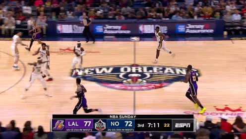 【NBA集錦】在模版面前打出招牌 錫安碾壓庫茲馬輕松上籃