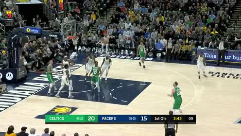 【NBA集錦】要啥有啥！海沃德火熱手感內(nèi)外兼攻連取五分
