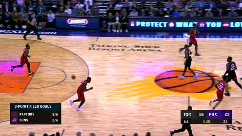【NBA集錦】布里奇斯兩點(diǎn)一線直接暴扣 洛瑞橫沖直撞反擊一條龍