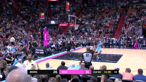 【NBA集锦】手感准的不像话 克劳德底角突施冷箭命中靶心