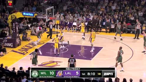 【NBA集锦】字母哥vs湖人集锦 狂砍32分双拳难敌四手