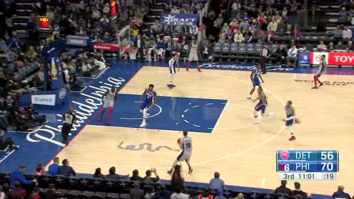 【NBA集锦】三分真是手到擒来 米凯卢克急停出手一发入魂