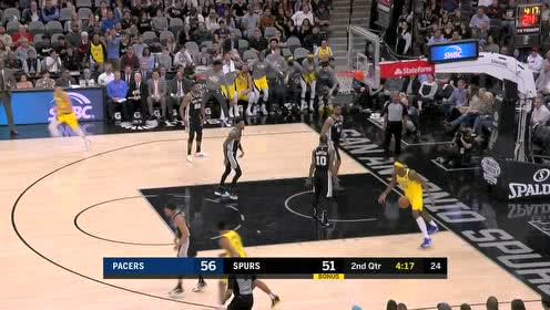【NBA集錦】力量十足！ 特納空切籃下大鵬展翅上演戰(zhàn)斧暴扣