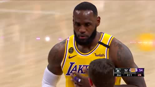 【NBA集錦】詹姆斯坦式突破2加1 全場高呼mvp他居然罰丟了