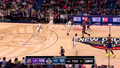 【NBA集錦】帶您來看神仙打架 末節(jié)四回合全力詹皇猛獸錫安互不相讓